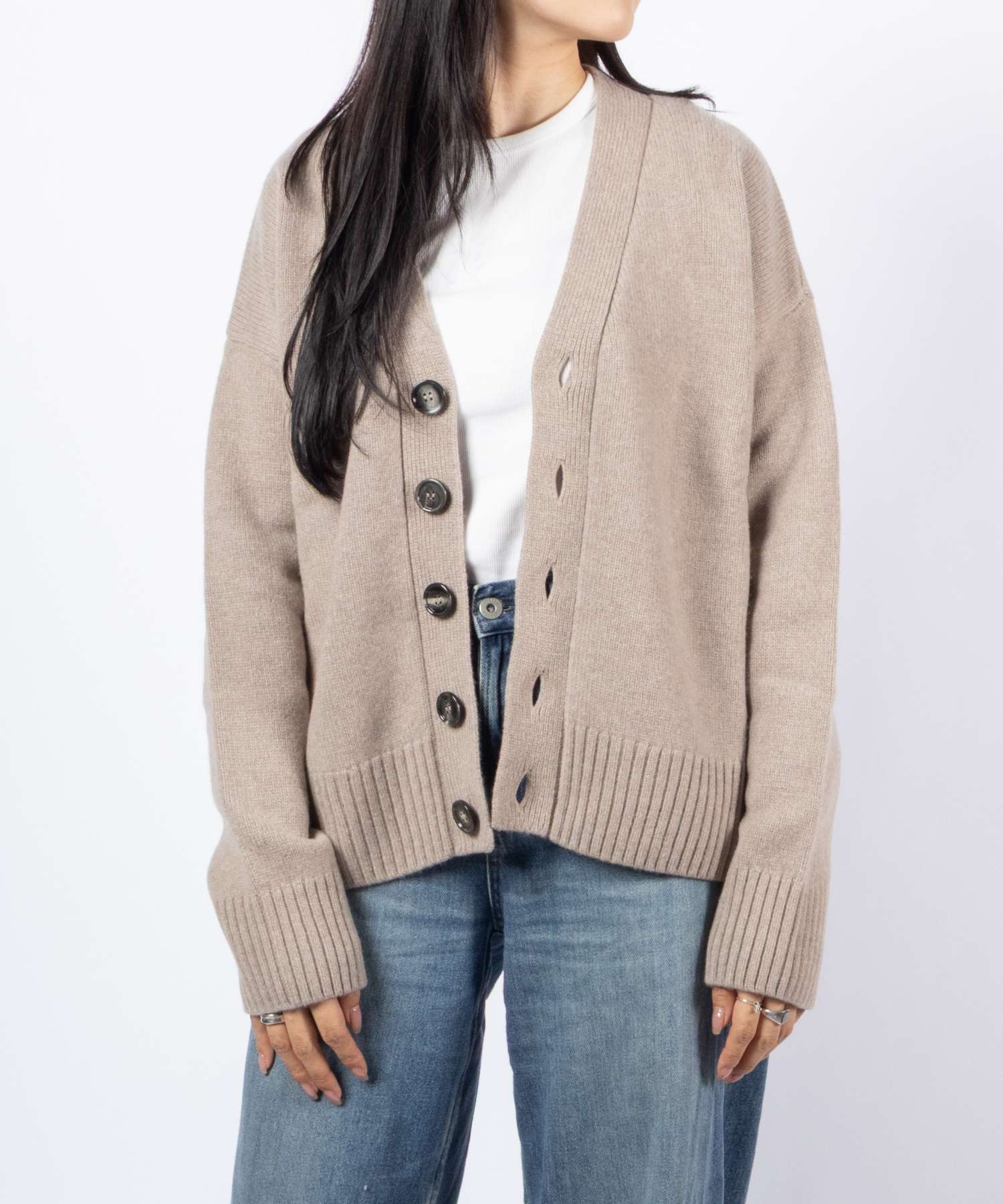 アミ パリス AMI PARIS MATIS WOOL CASHMERE CARDIGAN マティス ウール カシミヤ カーディガン UKC110.KN0028 レディース トップス