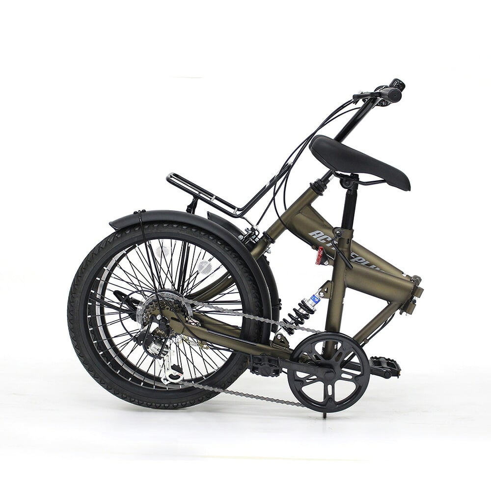 自転車 折り畳み MIMUGO ミムゴ ACTIVEPLUS ノーパンク20インチ折畳み自転車 6段変速機搭載 MG-AP206NBZ【代引不可】【メーカー直送】