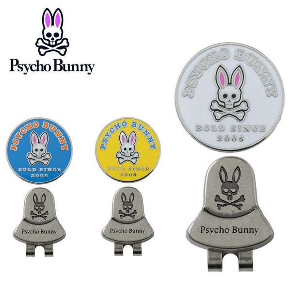 サイコバニー ゴルフ マーカー PB BALL MARKER Psycho Bunny PBMG6BM1 お誕生日祝い お祝い 記念品 お父さん 父の日 彼氏 男性 30代 40代 50代 60代 母の日 お母さん 還暦祝い 敬老の日 彼女 人気プレゼント プレゼント
