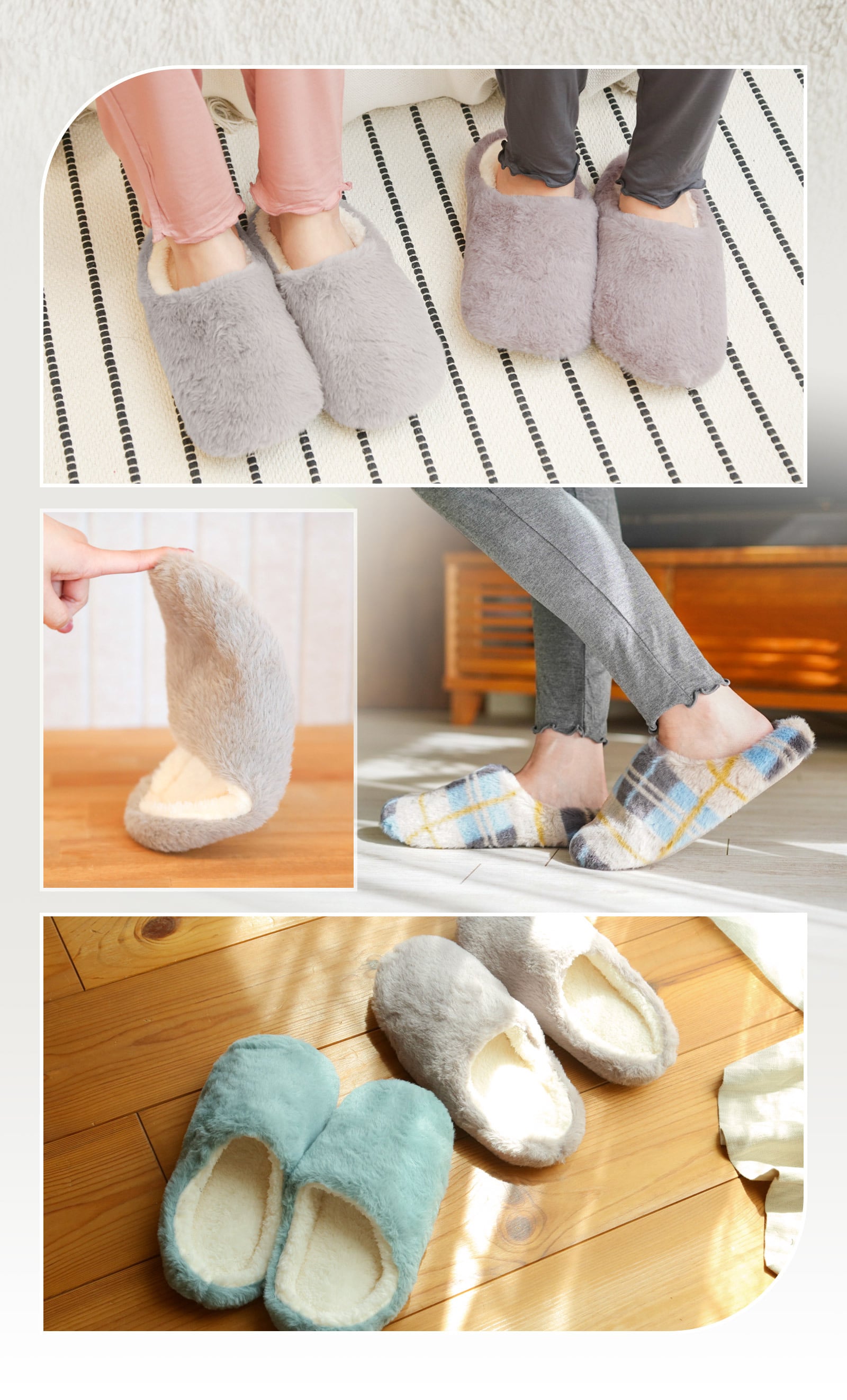 【カラー限定入荷】ルームシューズ もこもこ 冬 【ファールームシューズ 】レディース スリッパ 室内スリッパ あったか 防寒 暖かい ルームシューズ かわいい 疲れない 洗える 入院 カップル 新築祝い 結婚祝い ルームシューズ プレゼント スリッパ クリスマス