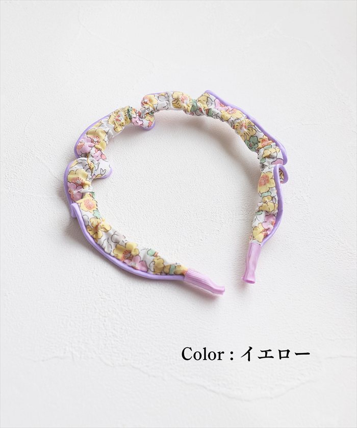 カチューシャ キッズ 通販 Rora ルル ヘアアクセサリー 髪飾り 髪留め 子供 女の子 かわいい おしゃれ 可愛い オシャレ 小花柄 くしゅくしゅ カジュアル フォーマル 発表会 結婚式 お呼ばれ 七五三 上品 きれいめ キッズファッション
