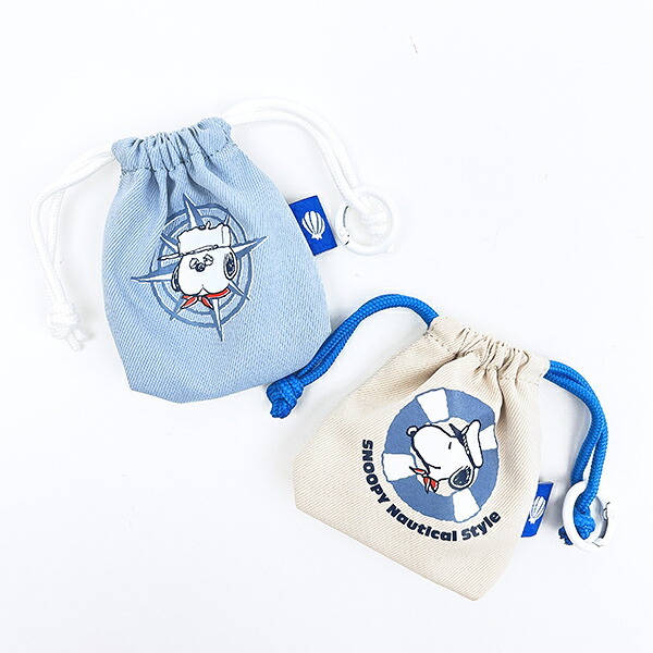 スヌーピー オラフ ちび巾着 ノーティカルスタイルシリーズ SNOOPY