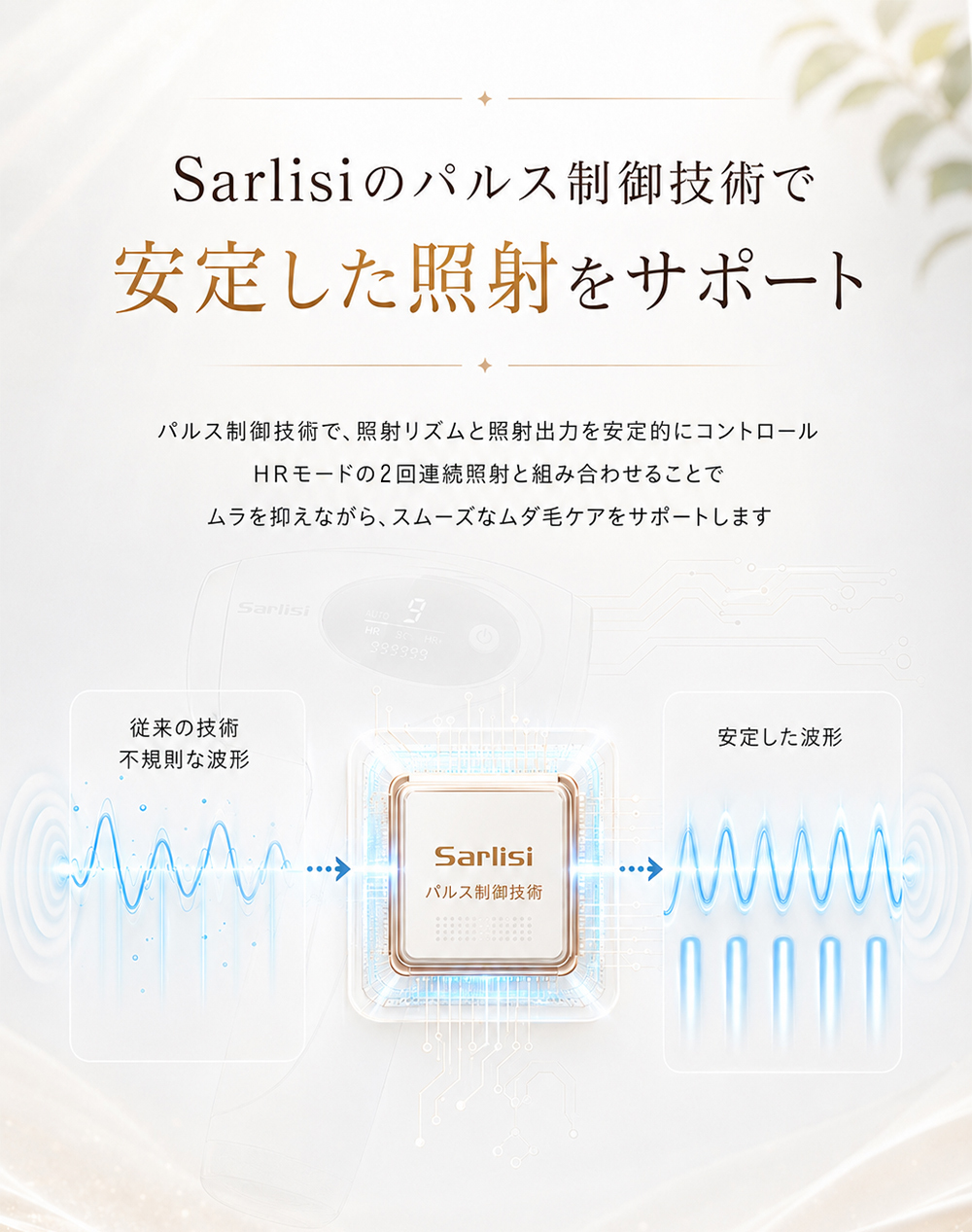 【無料ラッピング＆送料無料】脱毛器 光美容器 新型ムダ毛処理 サーリシ VIO対応 フラッシュ 脱毛 美顔器 メンズ 家庭用 顔 足 女性 手 全身用 SAJM30WHW