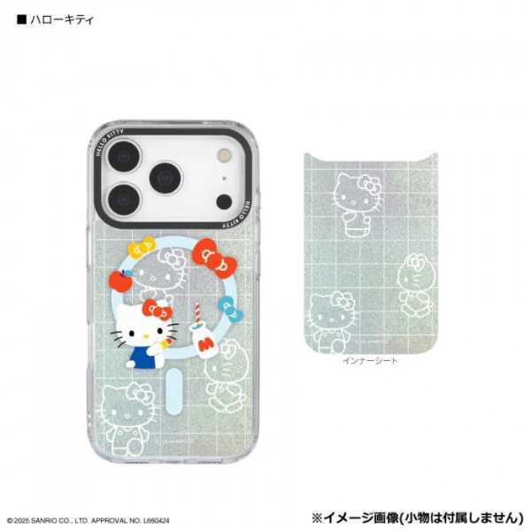 iPhone17 Pro ケース ハローキティ MagSafe 対応 サンリオ キャラクター スマホケース TPU クリア 耐衝撃 ストラップホール付き おしゃれ かわいい サンリオ正規ライセンス品