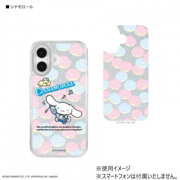 iPhone 16e ケース サンリオ シナモロール カバー 耐衝撃 TPU クリアケース キャラクター グッズ おしゃれ かわいい スマホケース 衝撃吸収 ソフトケース サンリオ正規ライセンス品