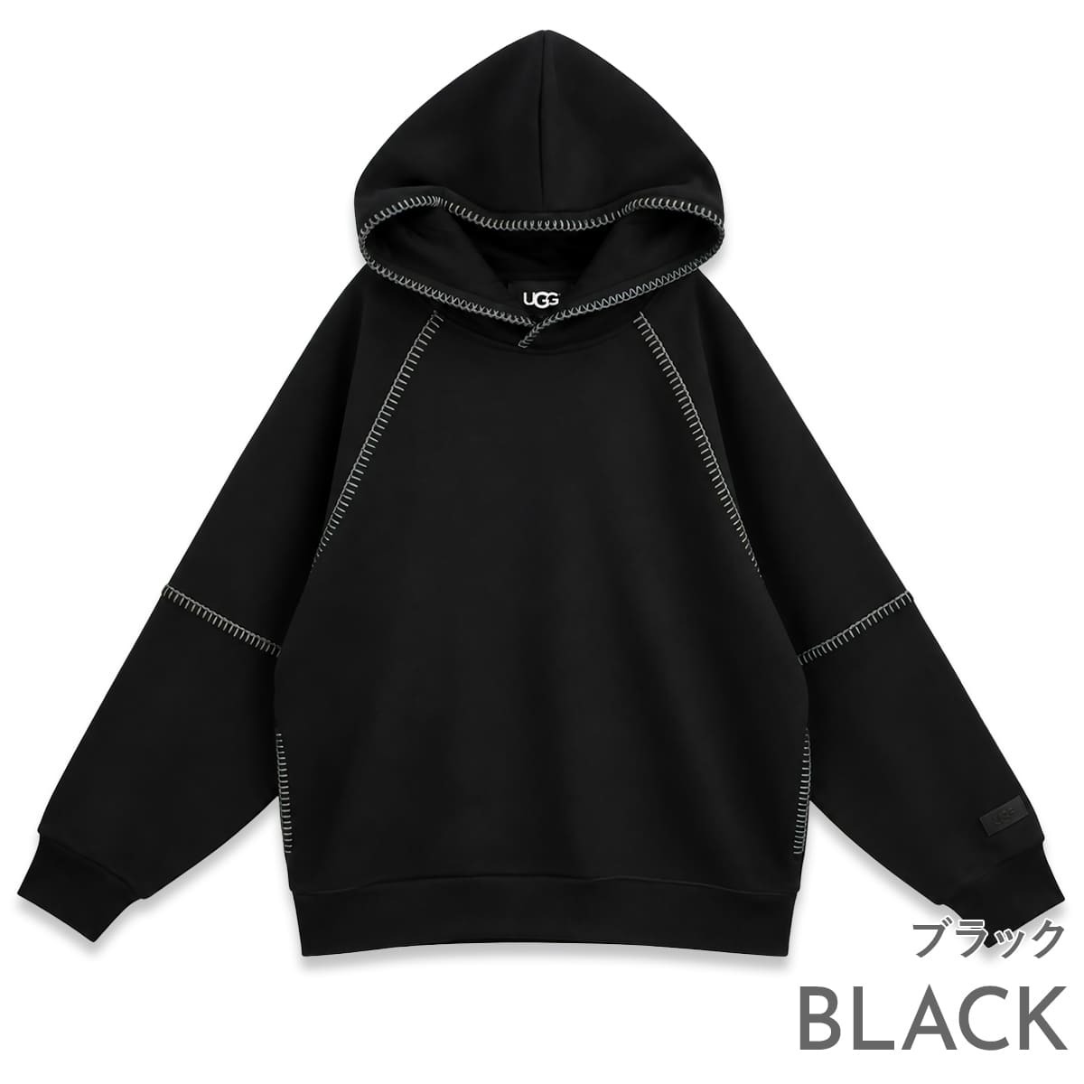 UGG アグ パーカー レディース 1158751 CLASSIC HOODIE クラシック フーディー スウェット プルオーバー 長袖 裏起毛 オーバーサイズ サイドポケット ブラック チェスナット グレーヘザー サンドヘザー XS S M