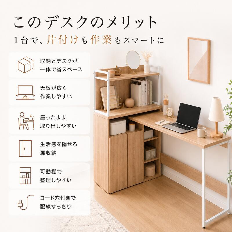 勉強机 高校生 中学生 学習机 幅120cm L字デスク 収納付き 学習デスク 棚付き 扉収納 可動棚 リビング学習 PCデスク 木目調 5色 新生活