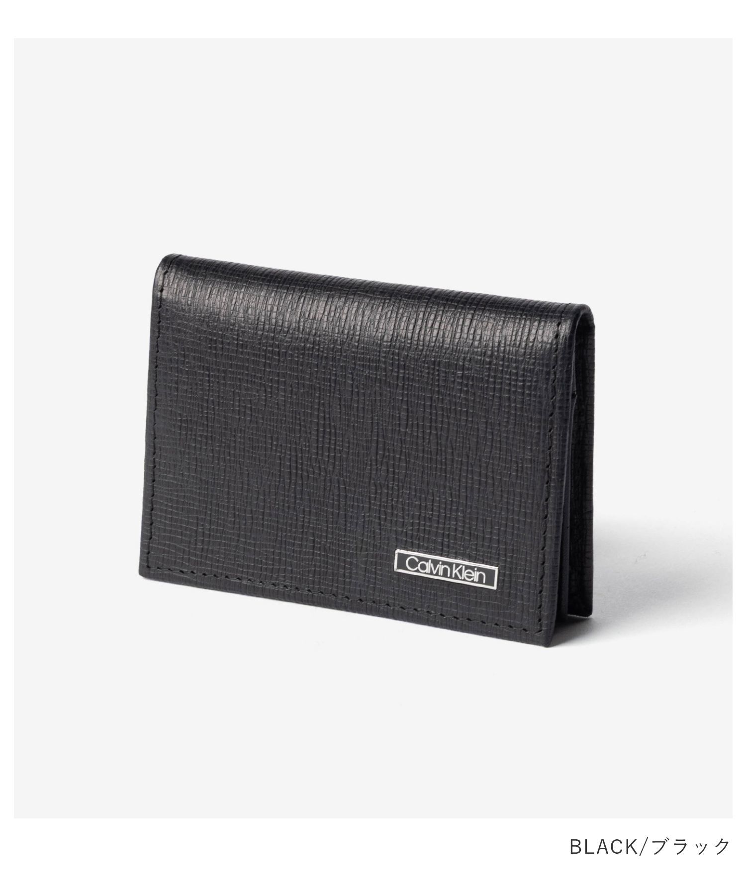 カルバンクライン Calvin Klein LEATHER CARD CASE レザーカードケース 31CK200003 二つ折り財布 メンズ 財布