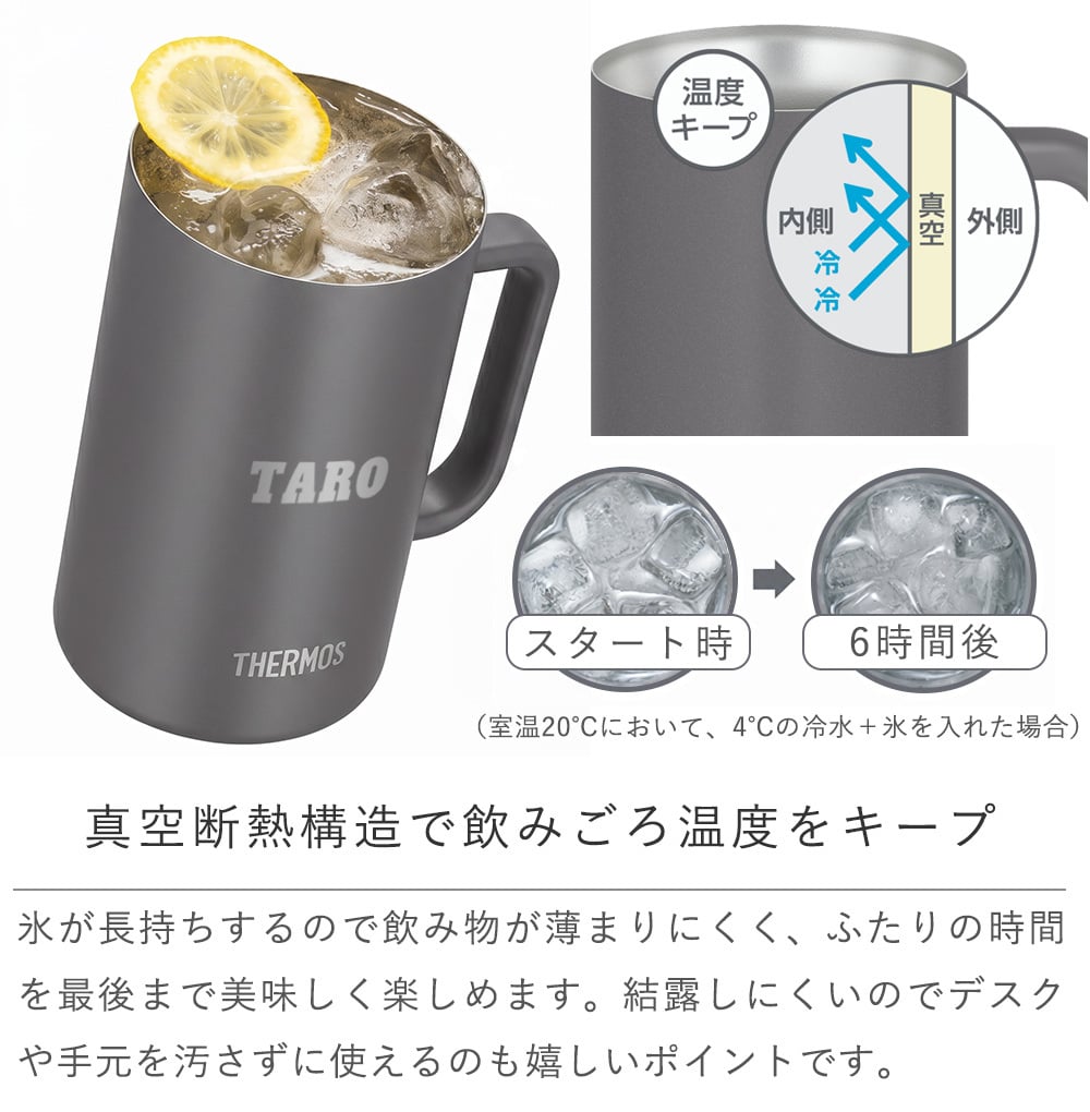 【結婚式 電報 ギフト】サーモス 名入れ ビールジョッキ ペアセット 600ml・720ml |結婚祝い　結婚記念日　誕生日 記念日 誕生祝い 名入れ 名前入り 保冷 保温 結婚祝い お祝い 退職 THERMOS ビールジョッキ タンブラー コップ プレゼント ギフト 贈り物 披露宴 二次会