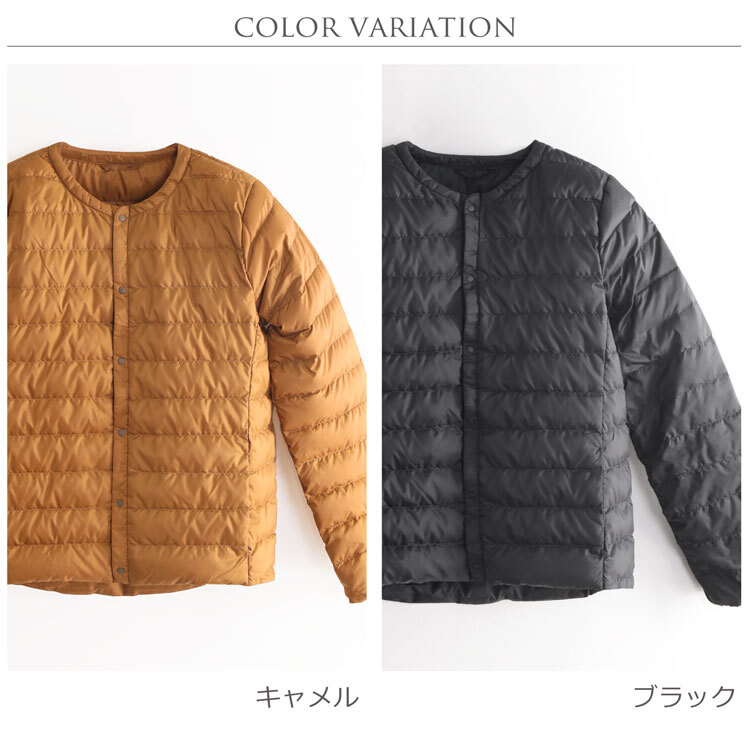 ダウンジャケット レディース ショート ライトダウン 軽量 ノーカラー 丸襟 レディースダウン アウター ダウン85% ノーカラージャケット インナーダウン 秋 冬 春 軽い 暖かい ギフト プレゼント 5F (08000246r)