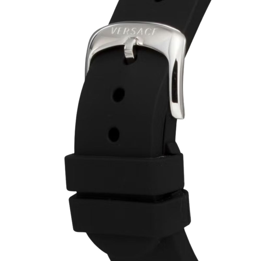 ヴェルサーチェ 腕時計 メンズ ブラック シルバー ゴールド 42mm VERSACE V-VERTICAL シリコンベルト スイス製 メンズ腕時計 軽量 ブランド おしゃれ プレゼント ギフト 卒業 入学 お祝い