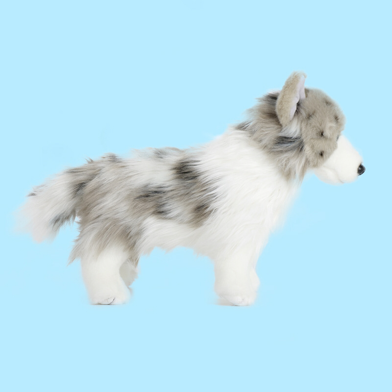 オゥシー いぬ 犬 ぬいぐるみ リアル 動物 アニマル ふわふわ かわいい 置物 インテリア 子供 おもちゃ ごっこ遊び 誕生日 プレゼント ギフト 癒し