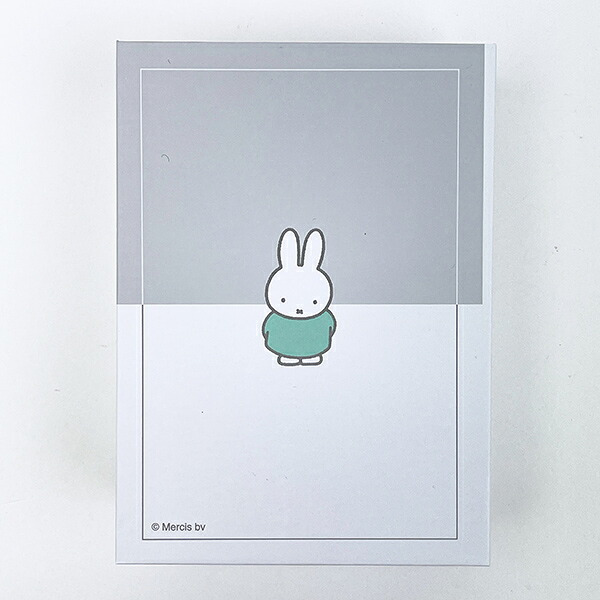 ミッフィー miffy ショートワイド ブック型ボックス (グリーン)