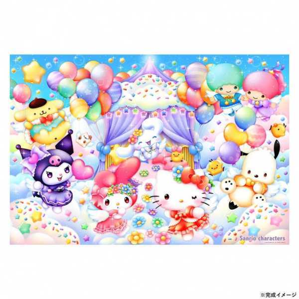 サンリオ ジグソーパズル 1000ピース エンジェルパーティー 1000-077 キャラクター グッズ パズル 大人 子供 パズルゲーム 室内 遊び おうち時間 ギフト プレゼント サンリオ正規ライセンス品