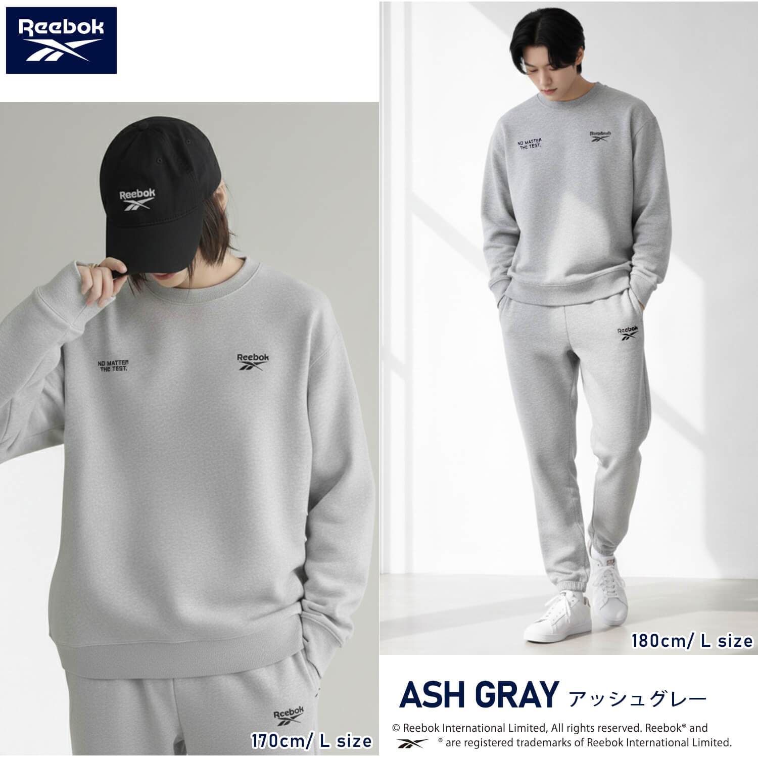 Reebok リーボック スウェット 上下 セット セットアップ メンズ レディース 裏起毛 あったか 保温 ゆったり 秋冬 スポーツウェア 部屋着 ルームウェア ストリート カジュアル ワンポイントロゴ 韓国風 黒 白 ブランド スポーティ 2026fw karlas別注