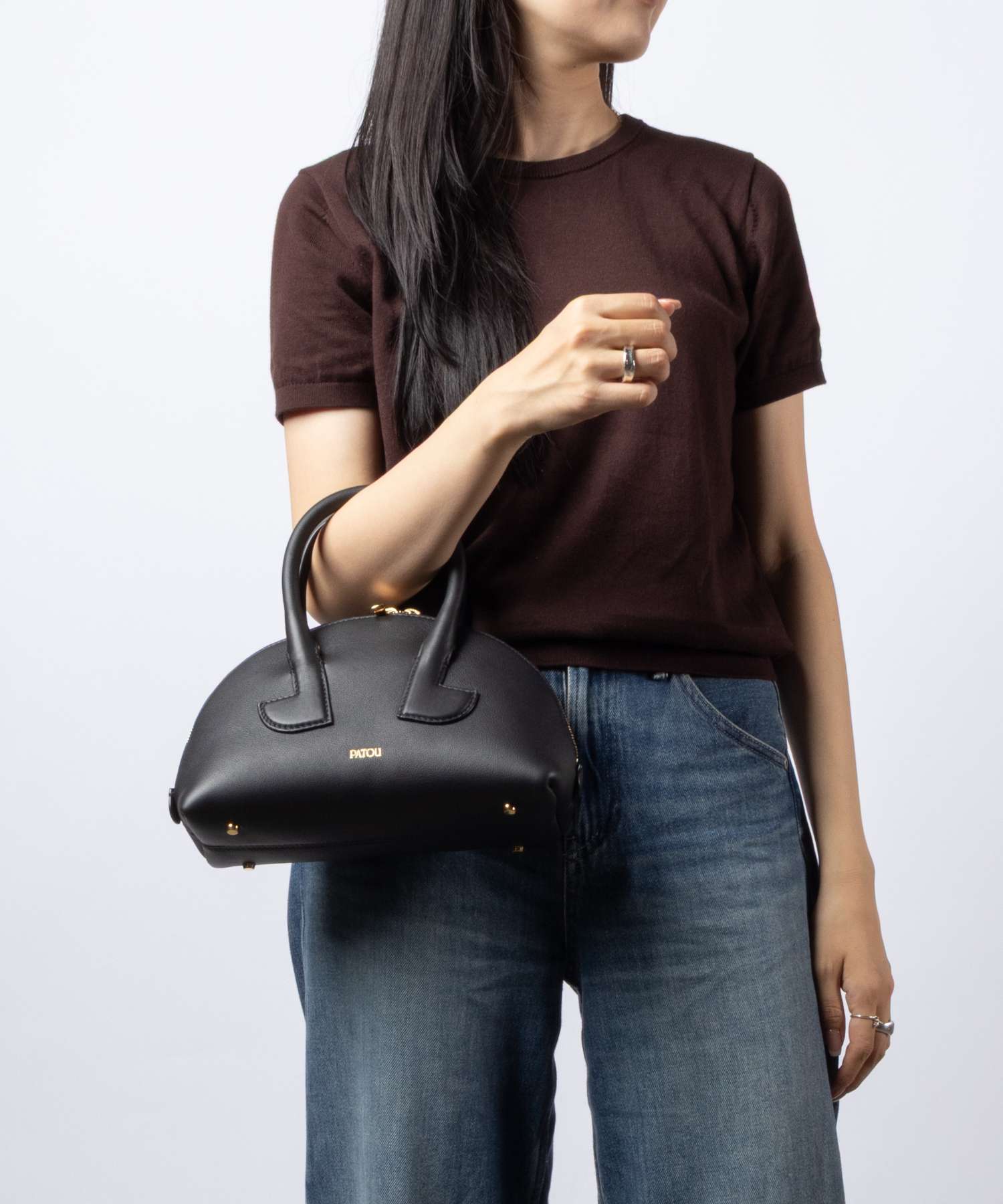 パトゥ PATOU PATOU BOWLING BAG PM レザー製 Le Patou ボウリングバッグ BA0195000 ハンドバッグ ショルダーバッグ レディース バッグ