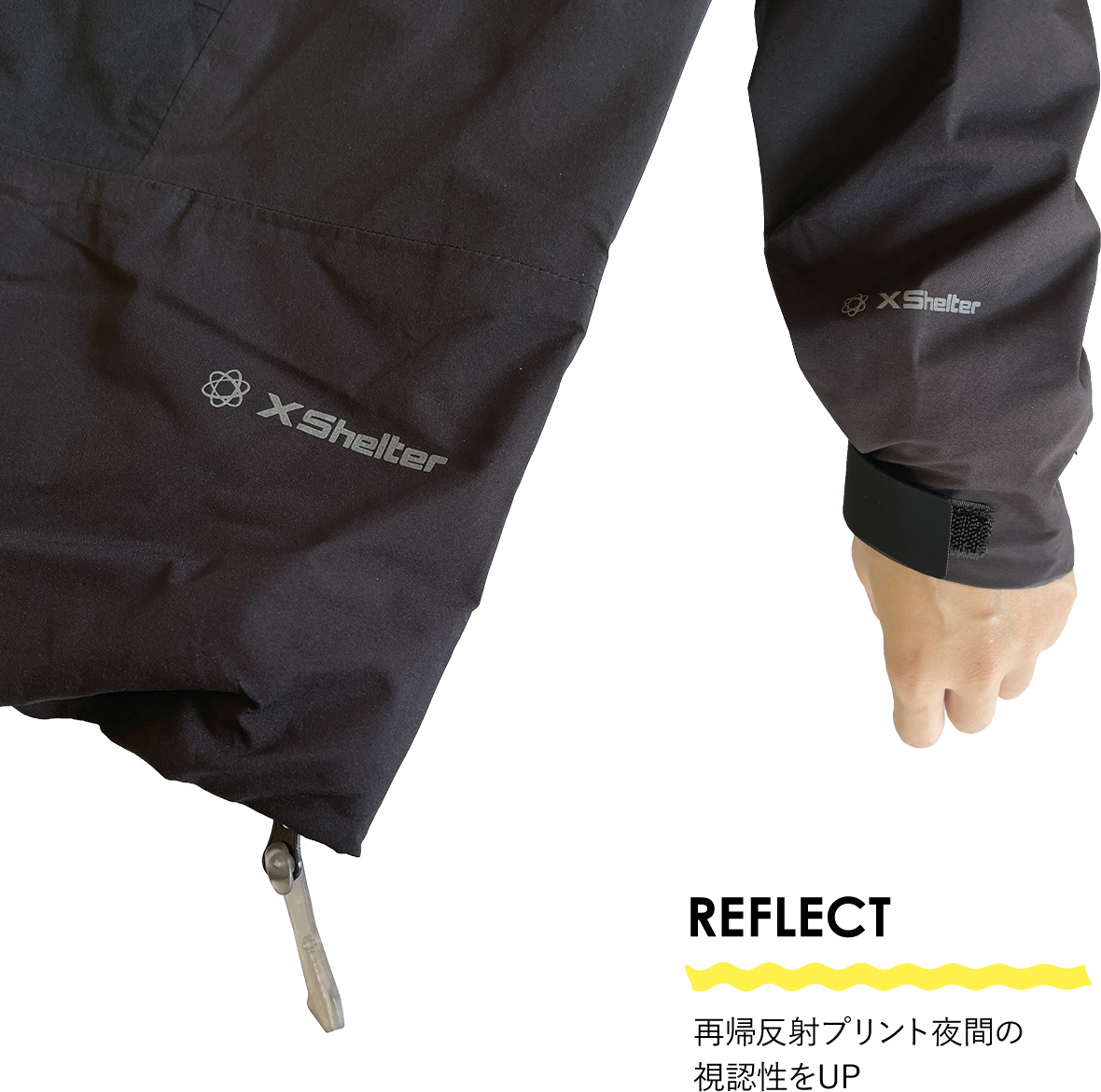 ワークマン エックスシェルター 断熱β プレミアム超透放湿防水防寒ジャケット ブラック （ XW604A ） workman ワークマン xシェルター ワークマン XShelter エックスシェルター Workman xshelter 防水 防寒 ジャケット 通勤 通学 アウトドア 屋外作業