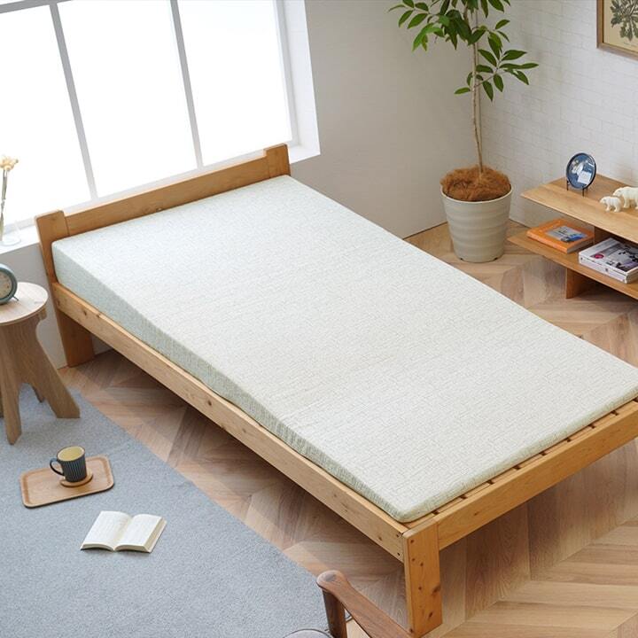 傾斜 斜め マットレス 収納 便利 起き上がる 楽 高反発 起きやすい シングル 97×195cm 寝具 抗菌防臭 ポリエステル ウレタン 敷きマット 寝具マット マットレス寝具 寝具用品 寝室用品 インテリア ウレタンフォーム 弾力 竹