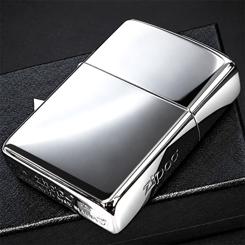 ZIPPO アーマー ジッポ ライター シルバー サイドロゴ入り 鏡面 ミラー仕上げ 金タンク ギフト かっこいい シンプル おしゃれ メンズ プレゼント