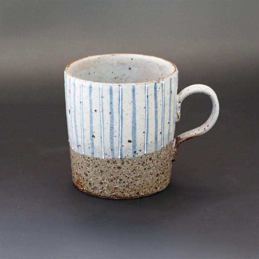 マグカップ マグ コップ コーヒーカップ ビッグサイズマグ 九谷焼 陶器 十草 相川志保 青・赤 手描き 和食器 おしゃれ ギフト 贈り物 日本製
