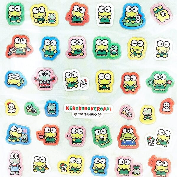 サンリオ けろけろけろっぴ ミニミニデコシール レトロ サンリオキャラクターズ5 文具 Sanrio