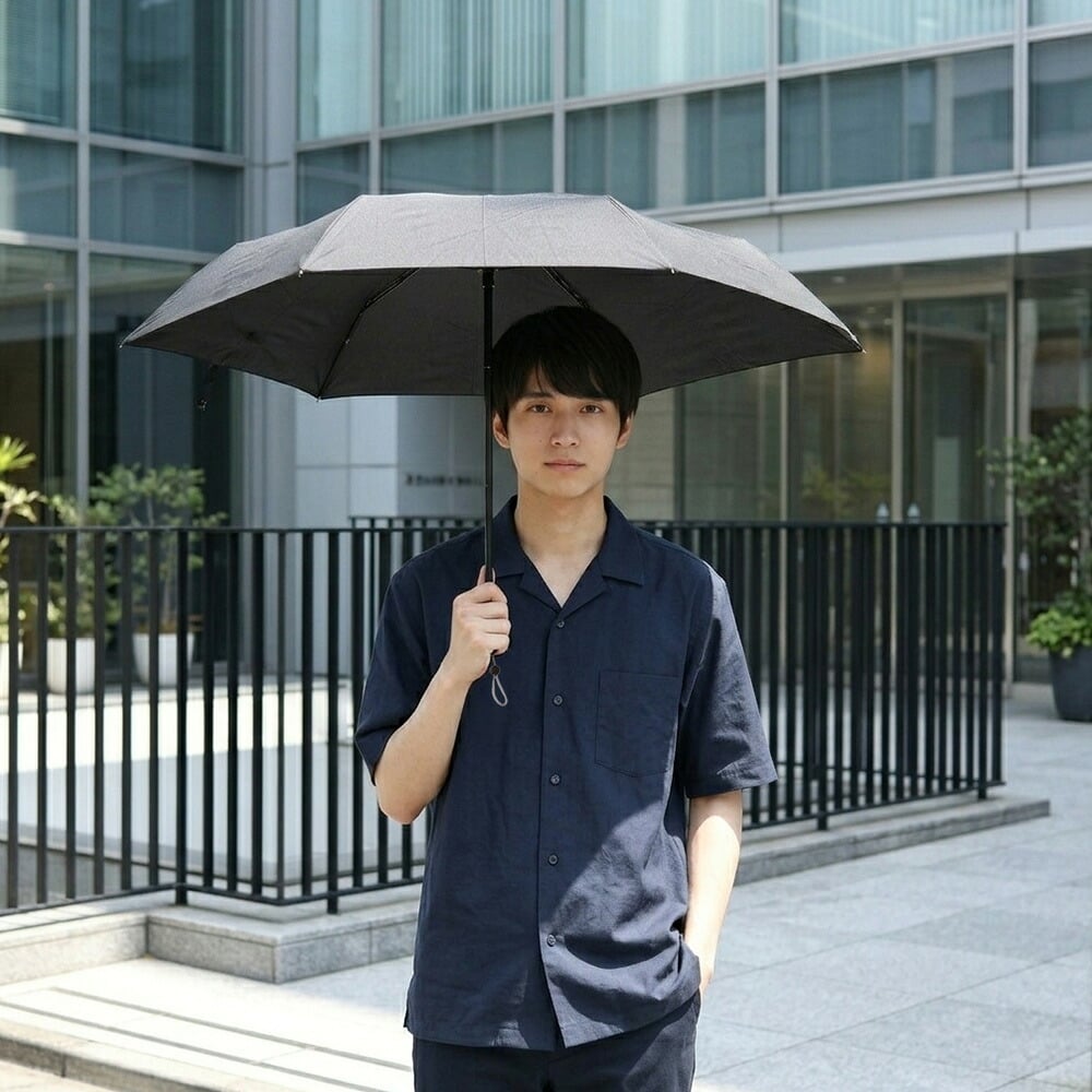 軽量 折りたたみ傘 ウラワザ urawaza slim 55cm MURS55 3秒でたためる 大きめ 傘 日傘 兼用雨傘 熱中症対策 遮光 遮熱 晴雨兼用 おしゃれ コンパクト UVカット エレガント 晴雨兼用 メンズ　レディース 男女兼用 ギフト