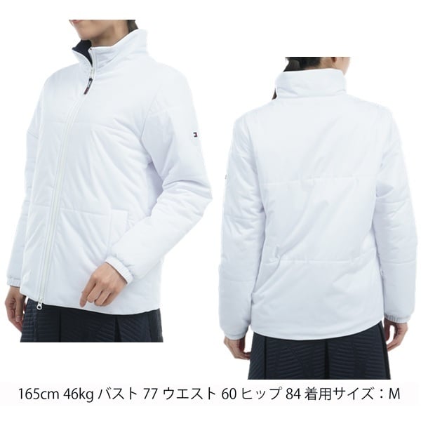 トミーヒルフィガー ゴルフ レディース コーティングニット パテッドジャケット TOMMY HILFIGER GOLF THLA484 秋冬モデル お誕生日祝い お祝い 記念品 30代 40代 50代 60代 母の日 お母さん 還暦祝い 敬老の日 彼女 人気プレゼント プレゼント