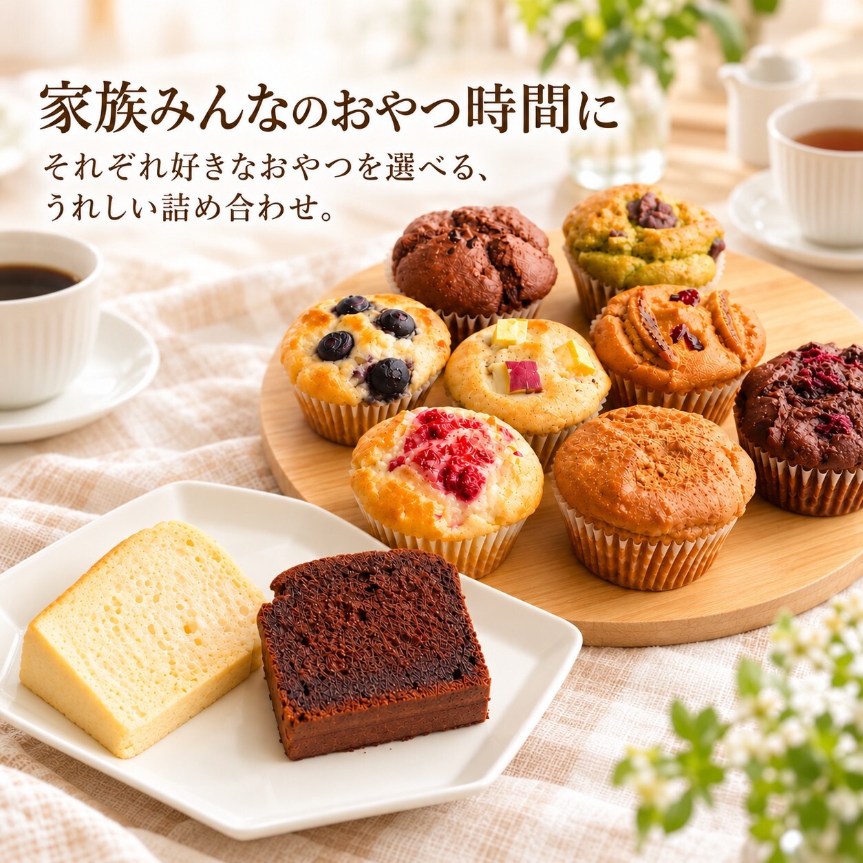 グルテンフリー ヴィーガンな米粉のお菓子10種類セット(NEW07-10)米粉マフィン シフォンケーキ ガトーショコラ ギフト
