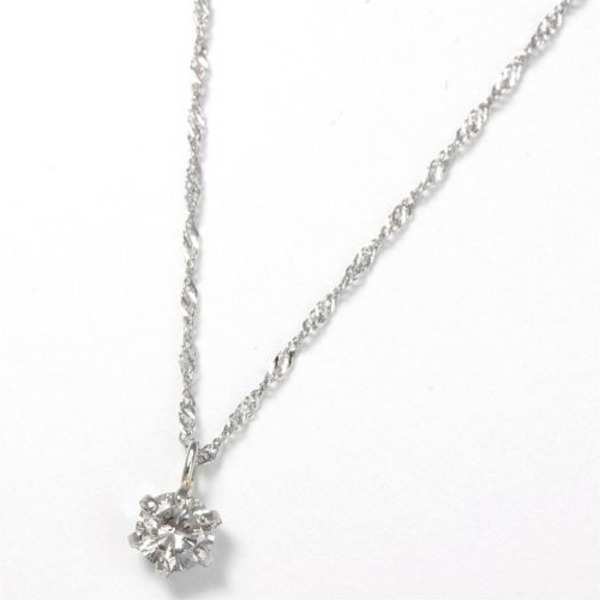 ダイヤモンド ネックレス 一粒 純プラチナ 0.2ct プラチナ Pt999 ダイヤネックレス ペンダント レディース ジュエリー アクセサリー ギフト プレゼント 誕生日 記念日 クリスマス 妻 彼女 母親 女性 ご褒美