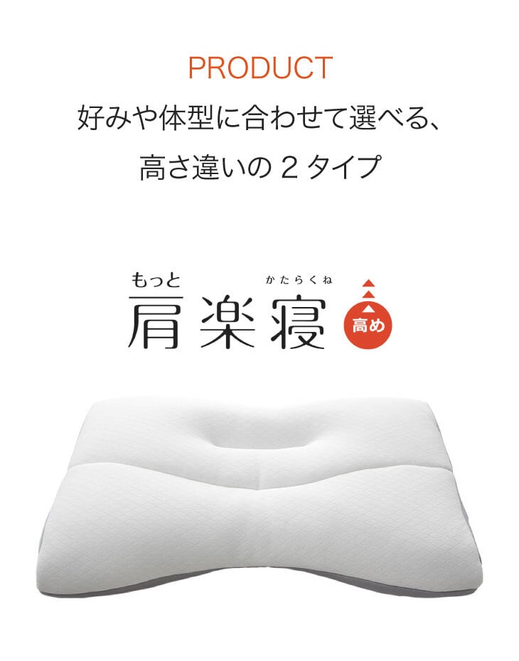 西川 医師がすすめる健康枕 もっと 肩楽寝 かたらくね 枕 まくら マクラ 肩こり 首こり ストレートネック 高め 低め パイプ枕 補充パック付き 洗える 日本製　送料無料