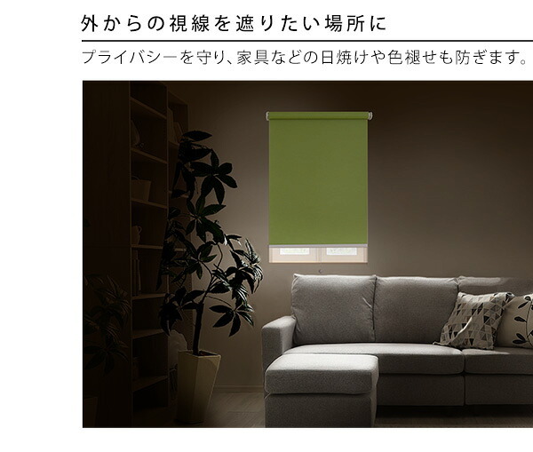 カーテン 窓まわり 壁に穴開けない 突っ張り式 ロールスクリーン 60×135 遮光 1級 つっぱり ロール 取り付け 簡単 おしゃれ レール 賃貸 後付け 幅60ｃｍ 間仕切り 新生活