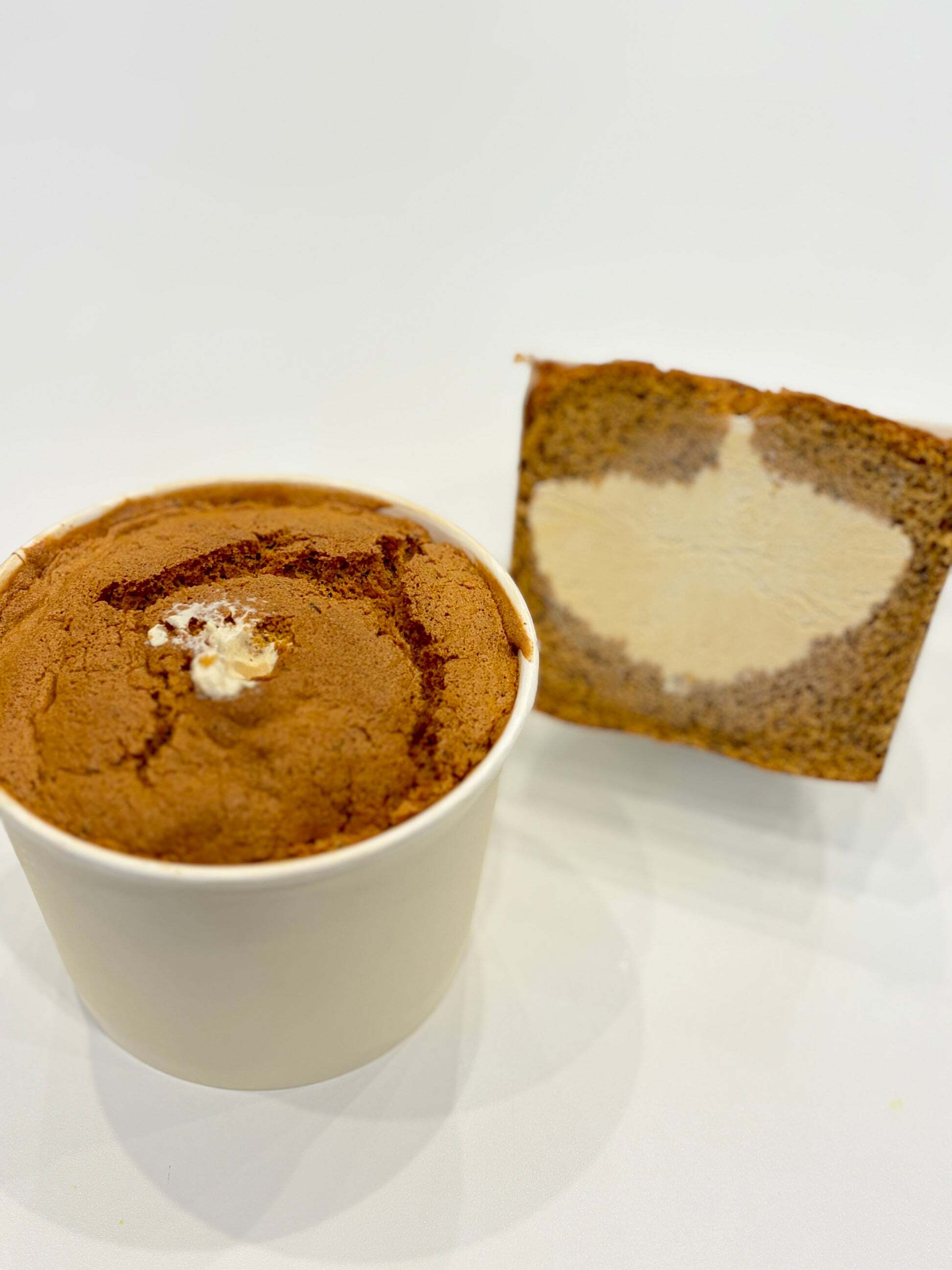 シフォンカップ”プレーン”＆”紅茶”2個ずつ計４個SET カップケーキ