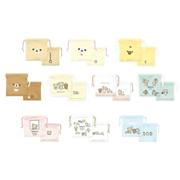 リラックマ トレーディングミニ巾着 全10種 コンプリートBOX 送料込み