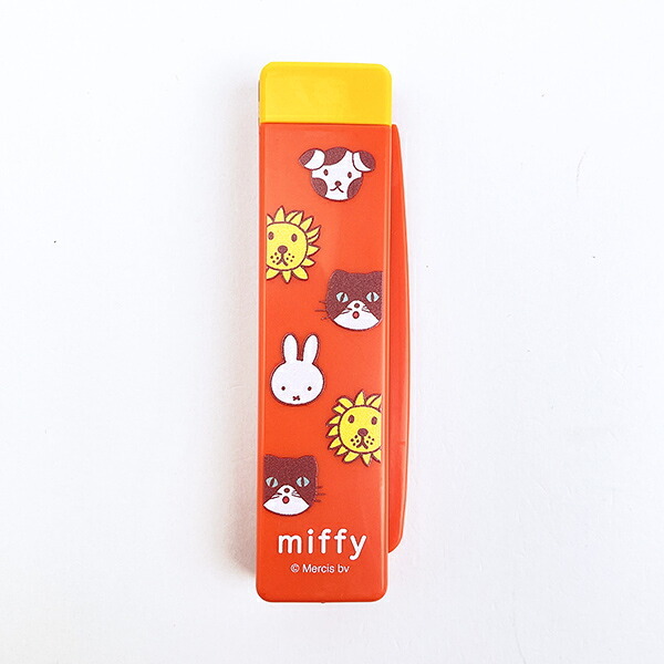 ミッフィー miffy コーム＆ミラー オレンジ カラフルサガラ 日本製