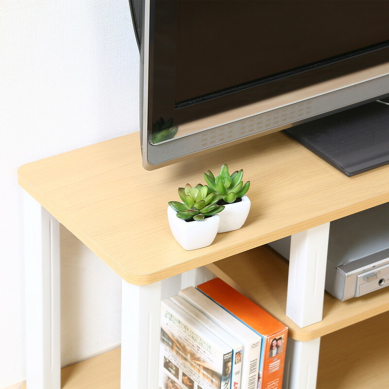 フィット TVラック W110 NA×BK ナチュラル×ブラック・ナチュラル×ホワイト 2色展開 テレビ台 ローボード リビング収納 テレビボード おしゃれ シンプル 新生活 家具 インテリア 不二貿易