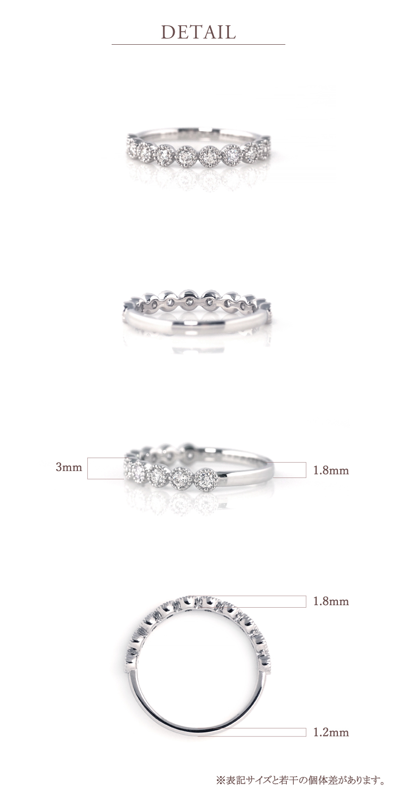 ダイヤモンド リング 指輪 ミルグレイン 0.30ct K18 18K 18金 プラチナ プラチナ950 ダイヤ 女性 レディース 誕生日 記念日 結婚記念日 錫婚式 10年 10周年 プレゼント ギフト 誕生日プレゼント 自分へのご褒美 フォーマル 20代 30代 40代 50代 60代 妻 彼女 ゴールド ホワイトゴールド ピンクゴールド イエローゴールド ダイヤ 金属アレルギー 10yd