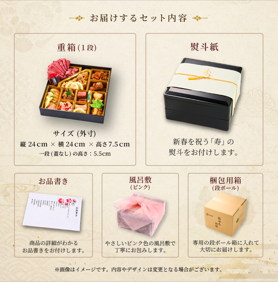 おせち 2027 肉おせち 【豊楽】 2～3人前 1段 冷蔵 【送料無料(一部地域除く】