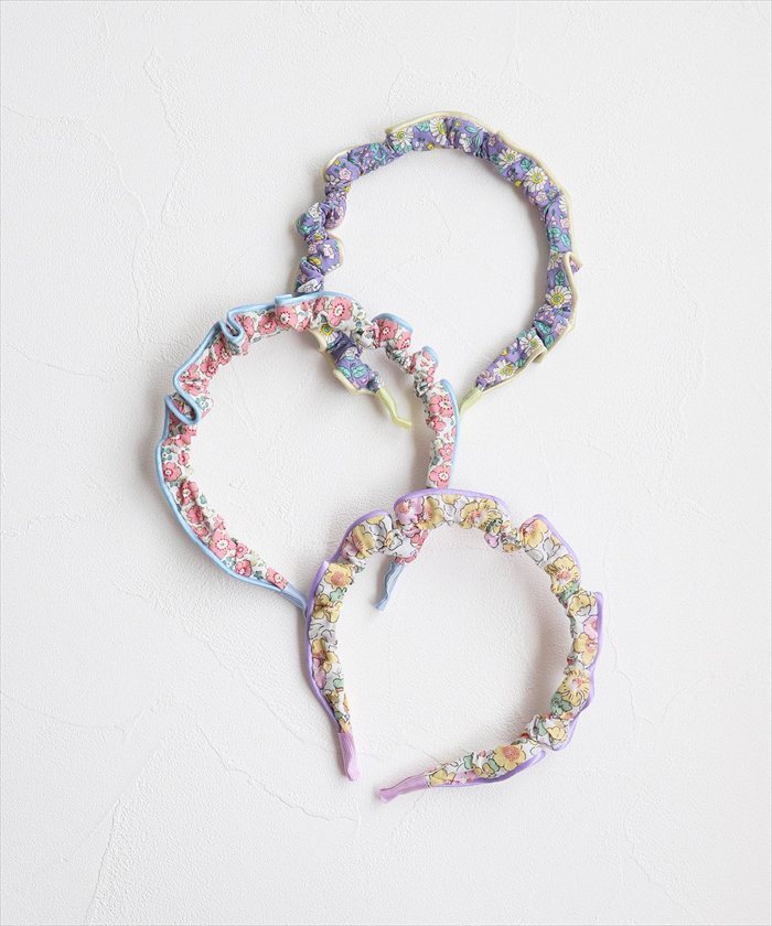 カチューシャ キッズ 通販 Rora ルル ヘアアクセサリー 髪飾り 髪留め 子供 女の子 かわいい おしゃれ 可愛い オシャレ 小花柄 くしゅくしゅ カジュアル フォーマル 発表会 結婚式 お呼ばれ 七五三 上品 きれいめ キッズファッション