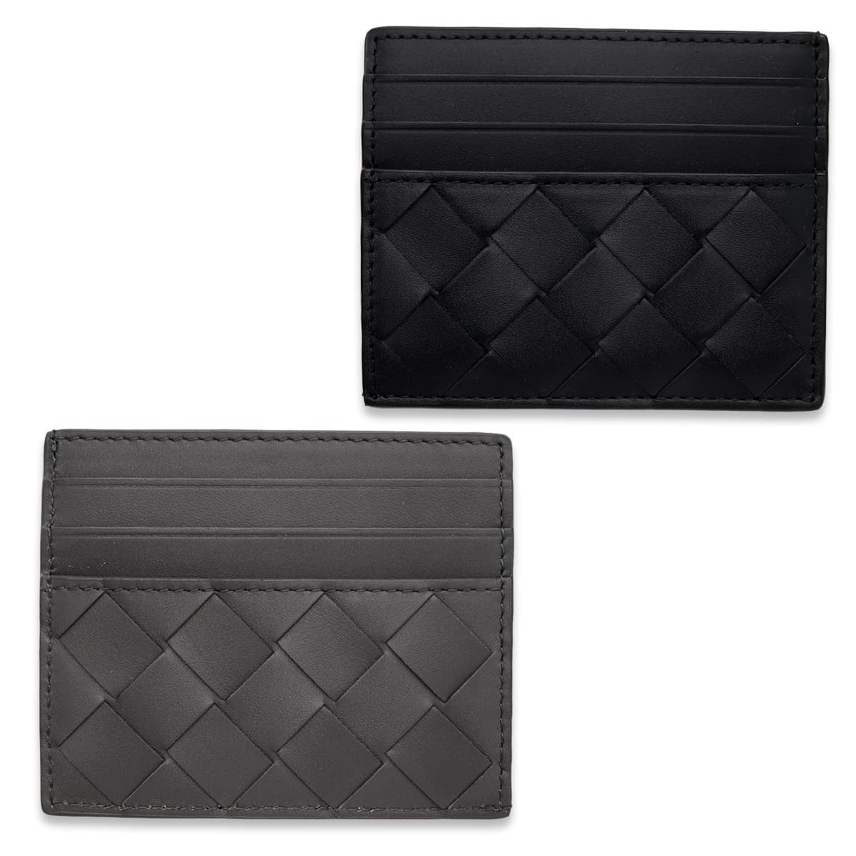 選べる2色 ボッテガヴェネタ BOTTEGA VENETA カードケース イントレチャート メンズ レディース 薄型 スリム 本革 牛革 カード入れ 6ポケット 名刺入れ ブラック 黒 ブラウン 茶 607361 V3US3 1450 8966