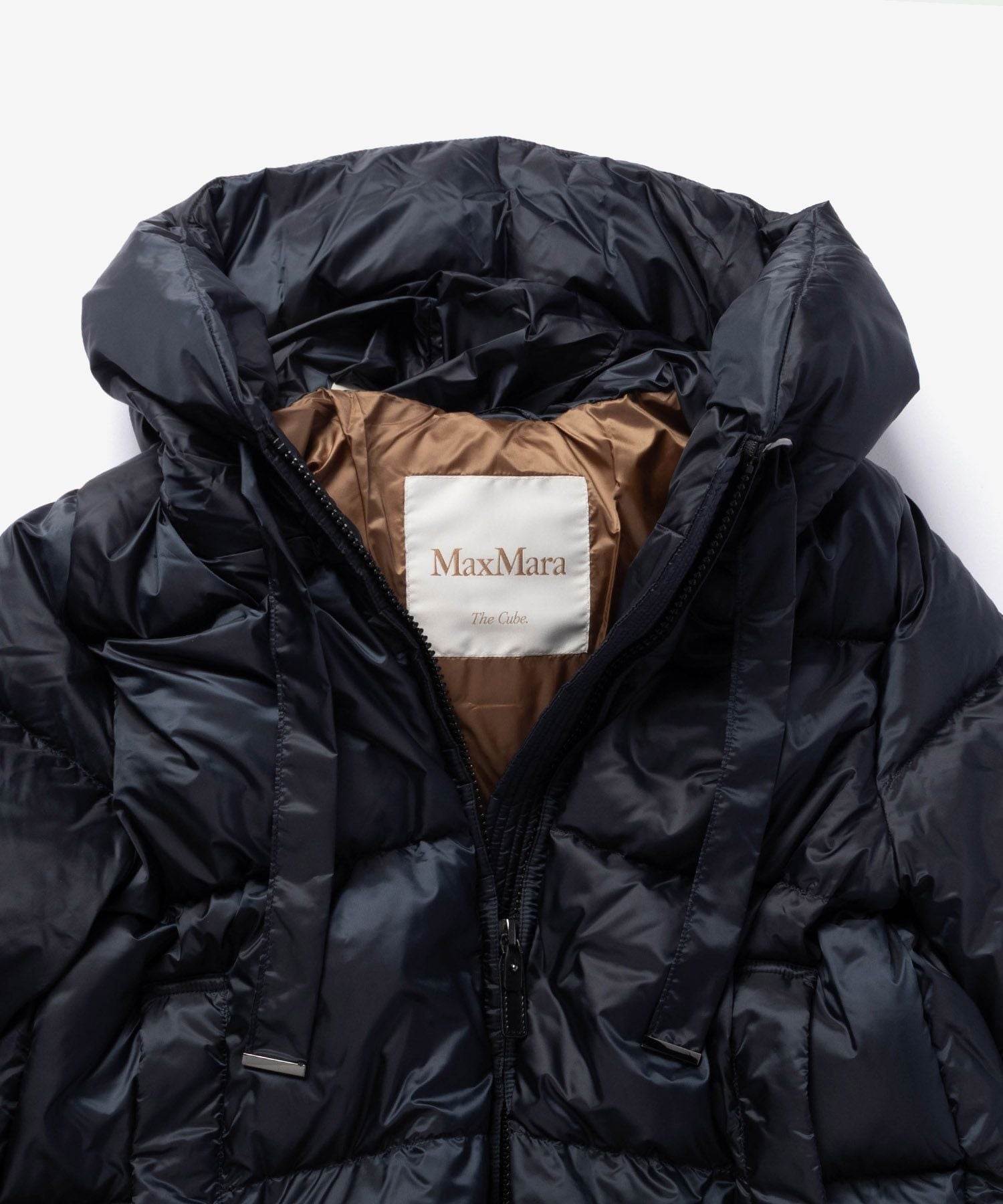 マックスマーラ Max Mara THE CUBE ザ キューブ SEIA Roomy puffer jacket in water repellent plain セイA テクニカル キャンバス ダウンジャケット 2629486085600 レディース アウター