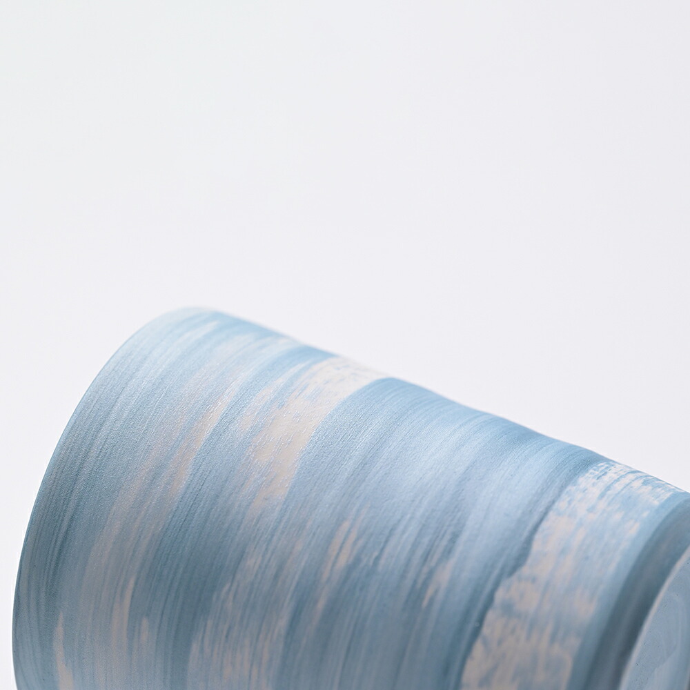 【瀬兵窯】HAKEMAKI TUMBLER-L Φ80mm ブルー・ゴールド・グリーン・レッド