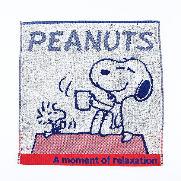 スヌーピー ミニタオル チアーズ レッド ハンカチ SNOOPY