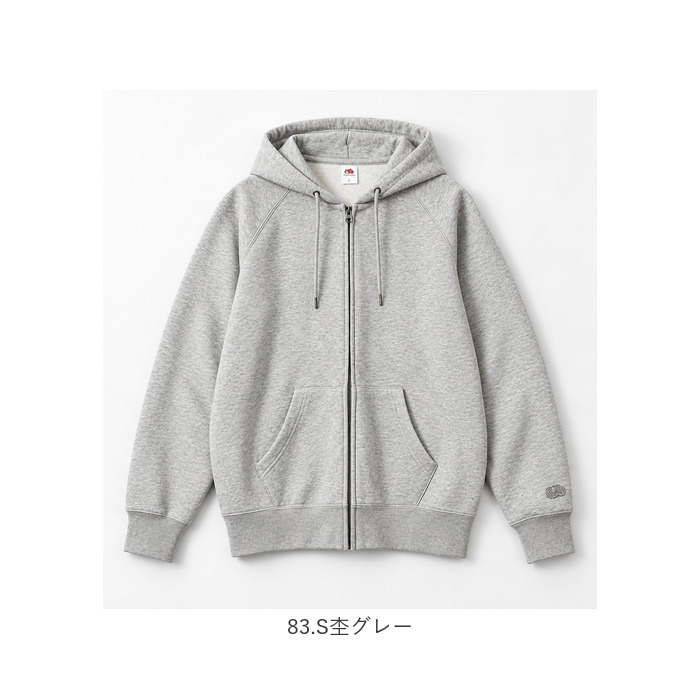 fruit of the loom パーカー 通販 フルーツオブザルーム 81350000 ジップアップ スウェット プルオーバー スエット 無地 トップス ルームウェア 部屋着 長袖 裏毛 ライトアウター フード付き メンズ 男子 レディース 秋服 冬服
