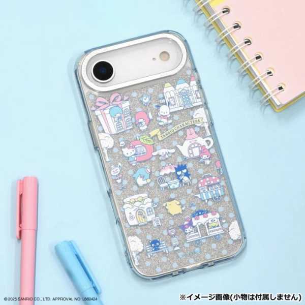 iPhone ケース サンリオ キャラクター Camera Frame カバー TPU ソフト 耐衝撃 ストラップホール インナーシート付き かわいい スマホケース iPhone Air 対応 ミックス サンリオ正規ライセンス品