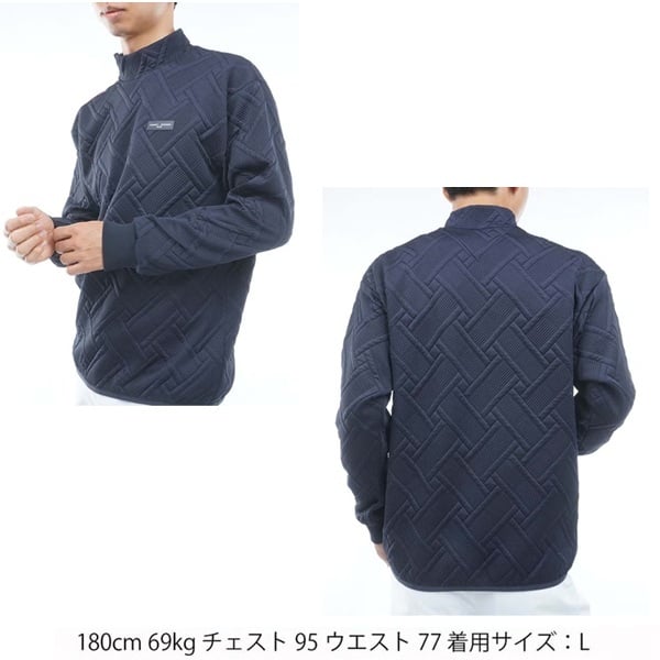 トミーヒルフィガー ゴルフ メンズ キルトジャガード モックスウェット TOMMY HILFIGER THMA667 2026年秋冬モデル お誕生日祝い お祝い 記念品 お父さん 父の日 彼氏 男性 30代 40代 50代 60代  還暦祝い 敬老の日 人気プレゼント プレゼント