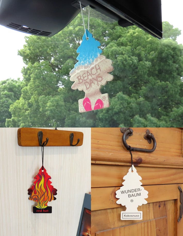 ワンダーバウム エアフレッシュナー 同種 5枚セット 【全24種】 芳香剤 WUNDER-BAUM AirFreshener ヨーロッパ版リトルツリー 車 部屋 吊り下げ カーフレッシュナー プレゼント メール便送料無料