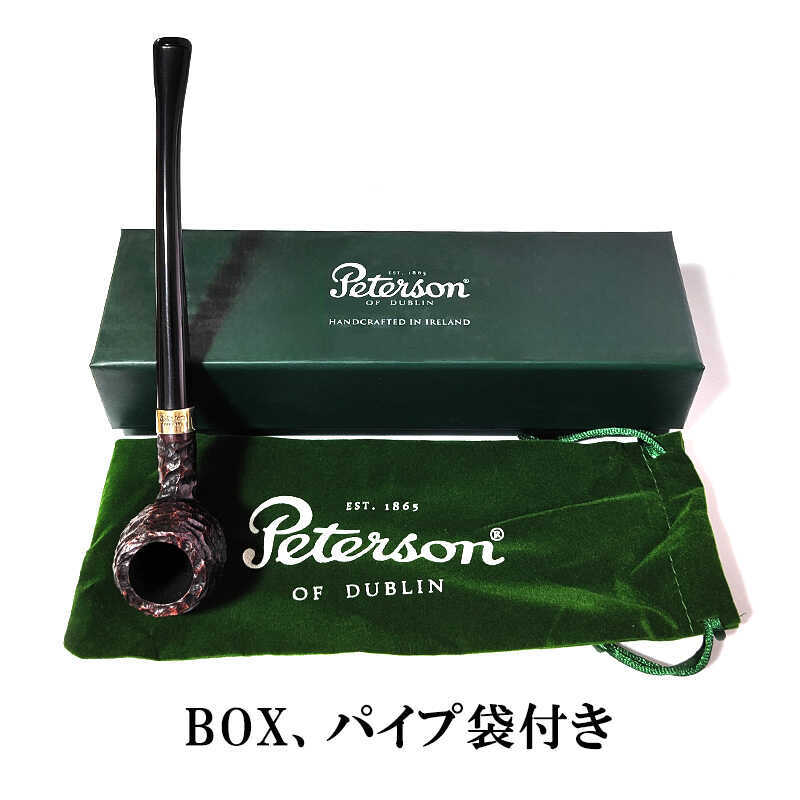 パイプ ピーターソン 喫煙具 タバーン アップル フィッシュテール ラスティック ブラウン パイプ本体 高級 かっこいい Peterson ギフト おしゃれ ブラック メンズ プレゼント