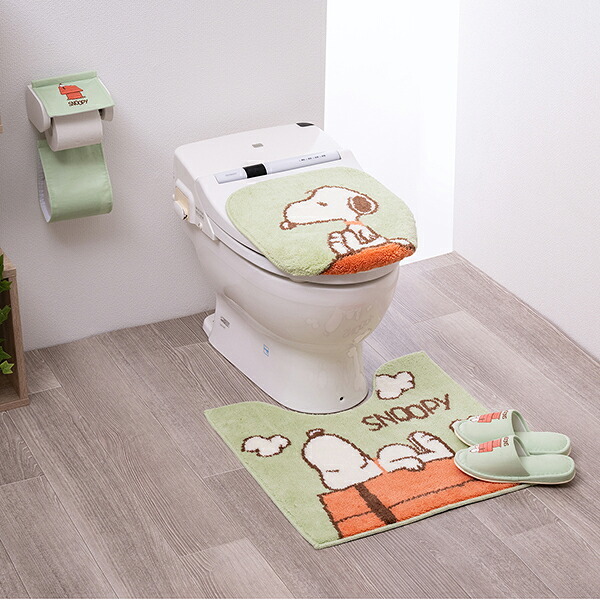 スヌーピー スリッパ ドッグハウス グリーン キッチン SNOOPY