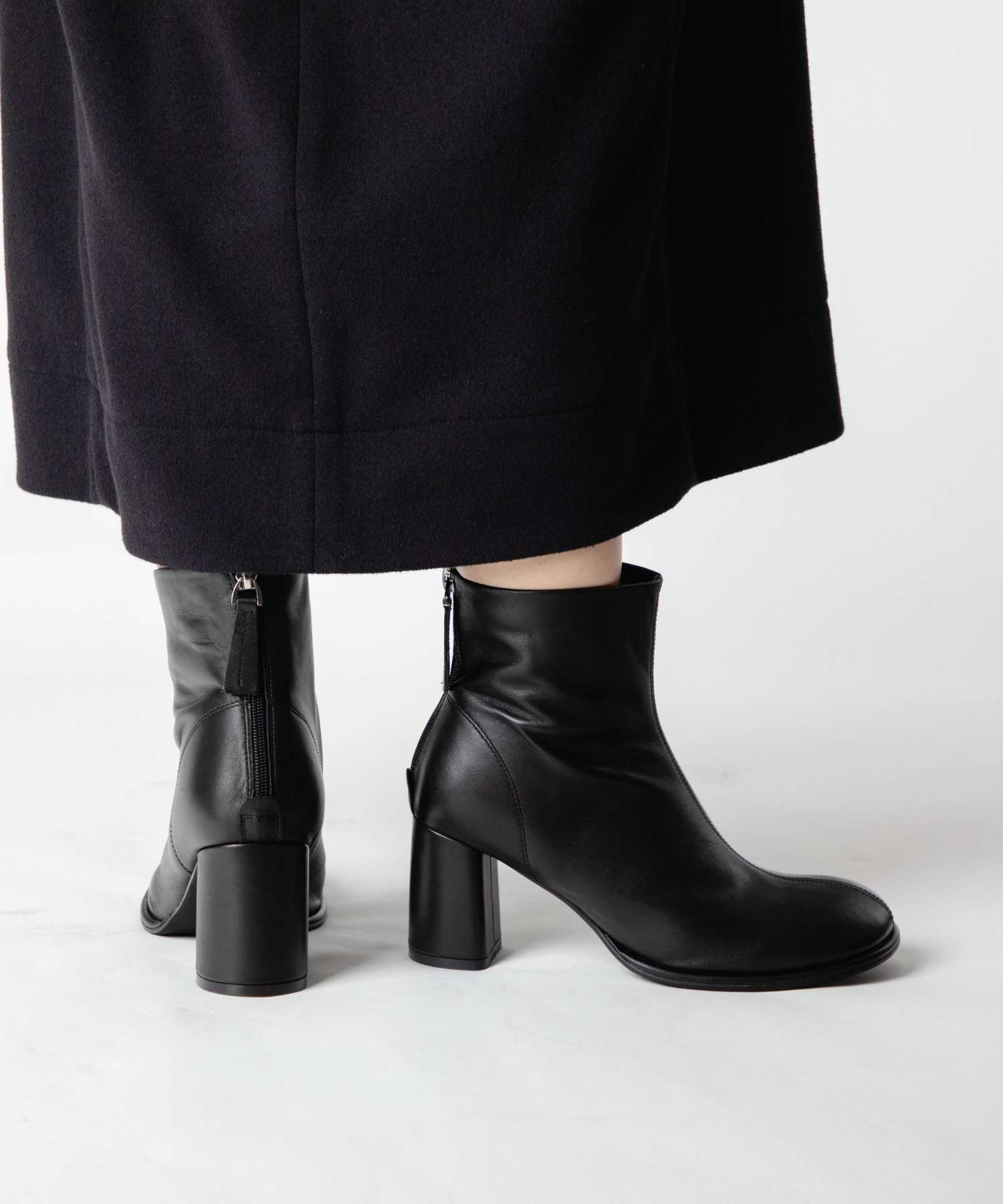 【正規品】 レメ REMME chunky boots チャンキーブーツ ZH-25W022-1-SO  ブーツ ショートブーツ ヒール レディース シューズ