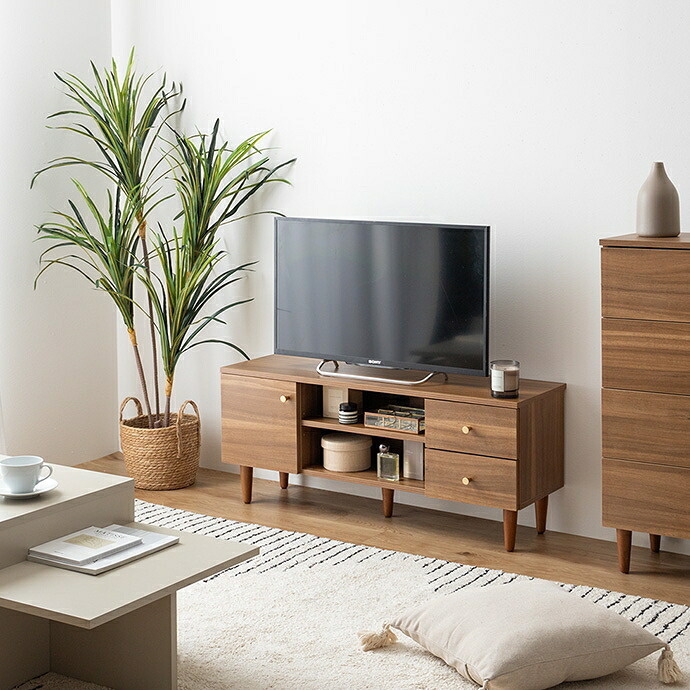 テレビ台 テレビボード TVボード ローボード TV台 テレビラック 収納棚 木製 AVラック TVラック 32型 リビングボード スリム 薄型 100cm 扉付き 引き出し タップ収納 壁付け 可動棚 かわいい 1人暮らし 新生活
